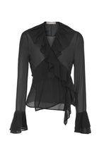 Load image into Gallery viewer, Flamenco Silk Wrap Shirt
