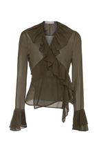 Load image into Gallery viewer, Flamenco Silk Wrap Shirt
