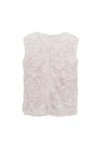 Load image into Gallery viewer, Simili Fur Tank Top Beige, Archive
